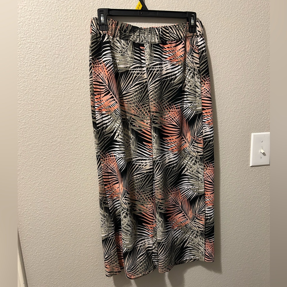 WHBM Tropical Print Women's Crop Pants